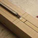 marking out the truss rod