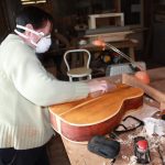 Sanding the body