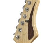 Custom rosewood inlay on headstock