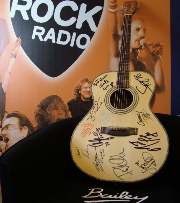 Rock Radio’s Bailey Acoustic – Signed by the stars!