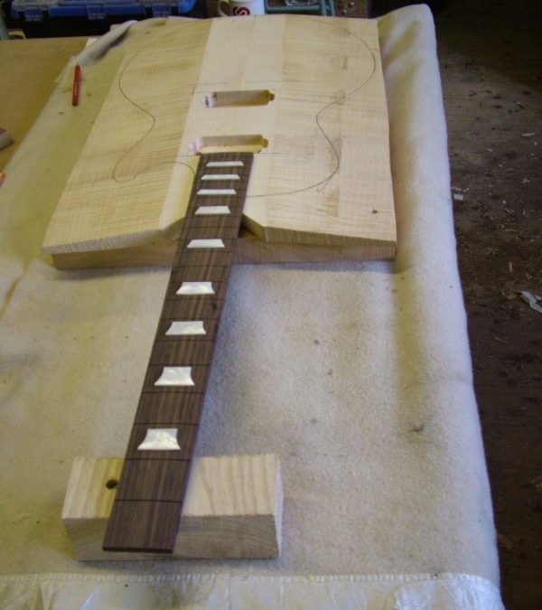 Custom Build – Set neck, Single cut, Flamed Cap- P3