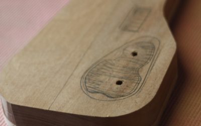 Bailey custom one string bass-6/7- making the body