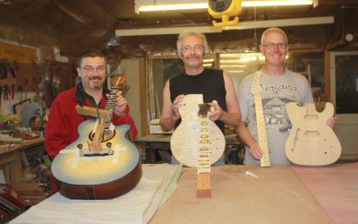 Build your own custom guitar- day 6