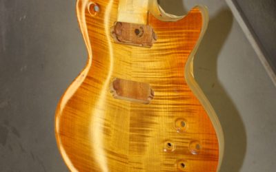Custom Build – Set neck, Single cut, Flamed Cap- P11
