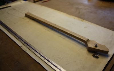Bailey custom one string bass-3/7- making the neck-2