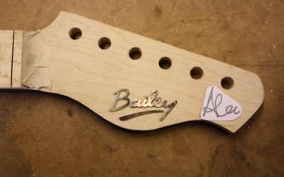 Custom Bailey for Skerryvore- Inlays and water decal logo